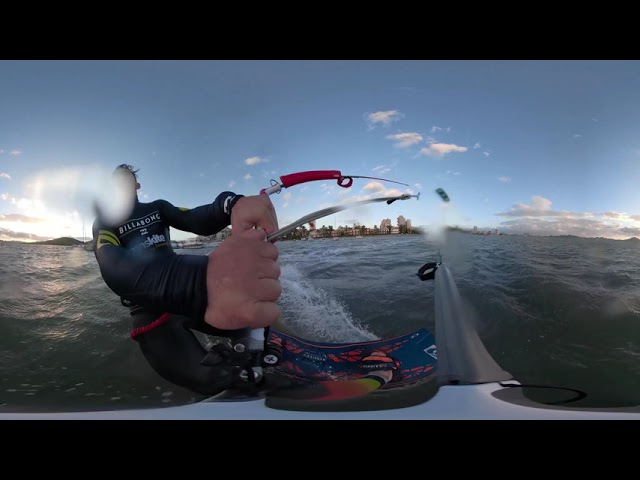 Vídeo 360 Kitesurf en el Mar Menor. Costa Cálida