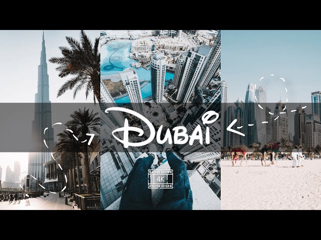 Dubai Marina 4K 🇦🇪| Virtual vacation | Relaxation travel video