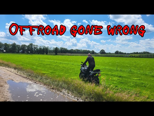 Offroad motorcycle adventure gone wrong #360view #4k #360vr