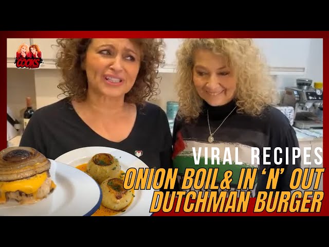 The Curly Cooks of Croydon Have a Go at VIRAL In-N-Out Dutchman Burger & Onion Boil