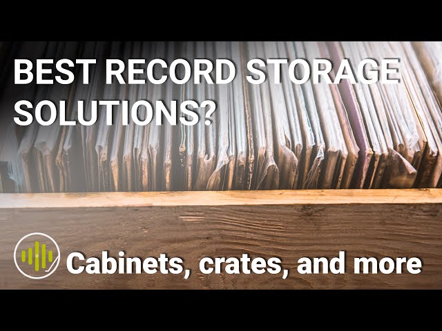 The Best Record Storage Solutions? Cabinets, Crates, & More