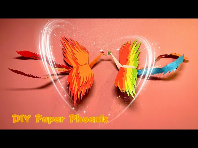 How to Make A Paper Phoenix | DIY Paper Phoenix | Origami Phoenix | Paper Craft