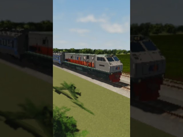 Hunting kereta api update ada KA baru di rodabaja railfanning cisanten #game