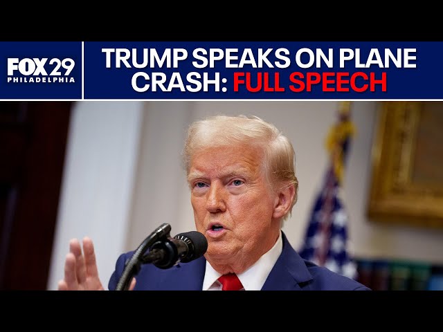 President Trump updates DC plane crash | FULL REMARKS