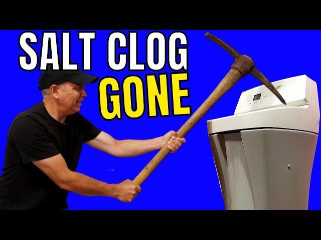 How to Clear a Salt Clog in a Water Softener or a Salt Bridge