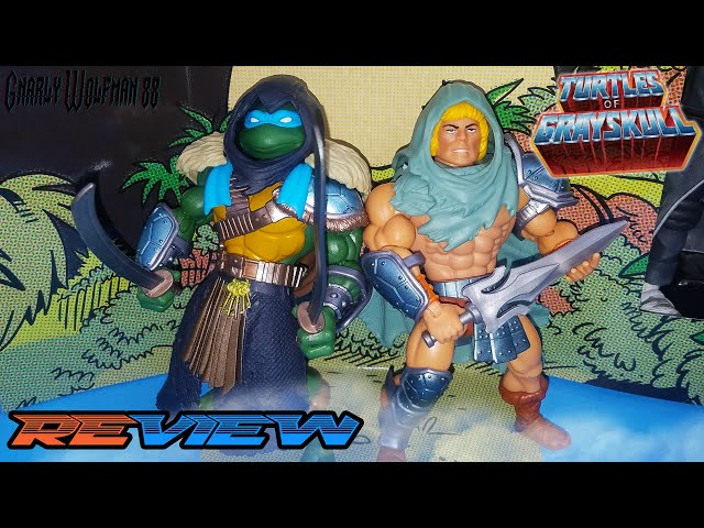 Turtles Of Grayskull Stealth Ninja Leonardo / Stealth Ninja He-Man REVIEW