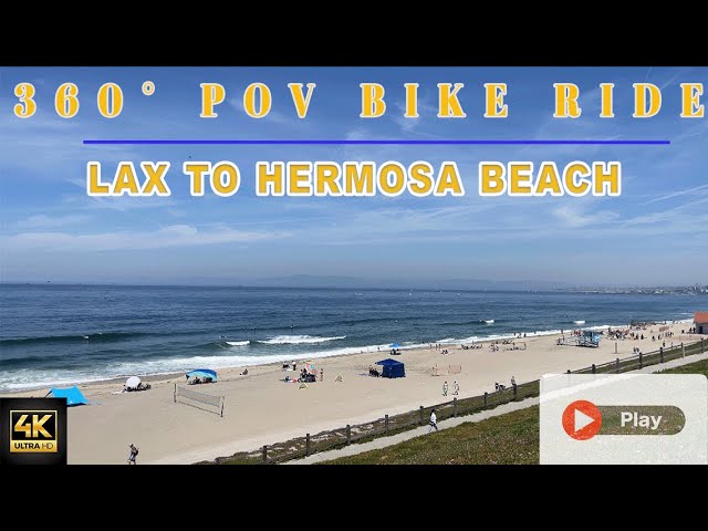 🌼 Spring 2023 - Lofi House mix|A Sunny Bike ride from LAX to Hermosa Beach 360° POV