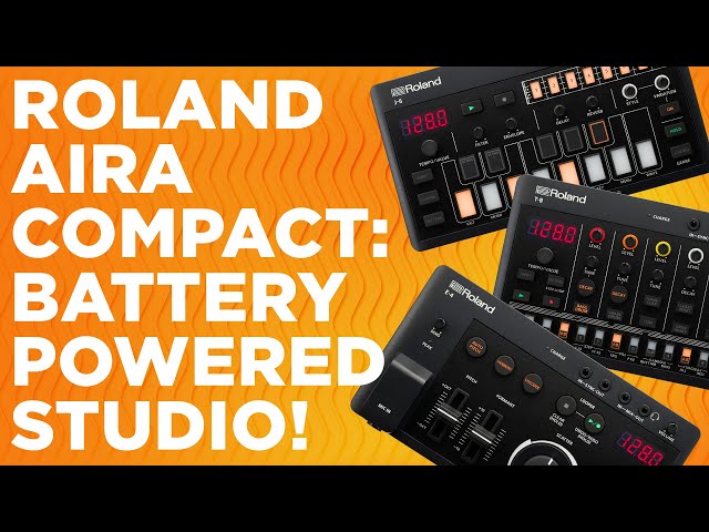 Roland Aira Compact : T-8 / J-6 / E-4 : Portable Drum Machine, Polyphonic Synth, & Vocal Effects