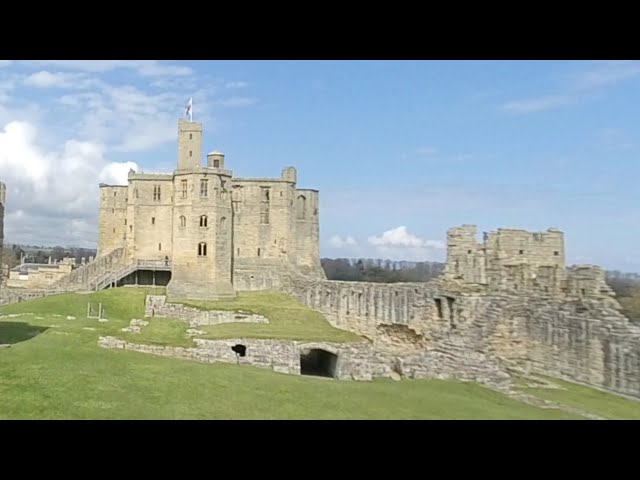 Warkworth Castle in Northumberland 3D VR 180 for VR headsets.