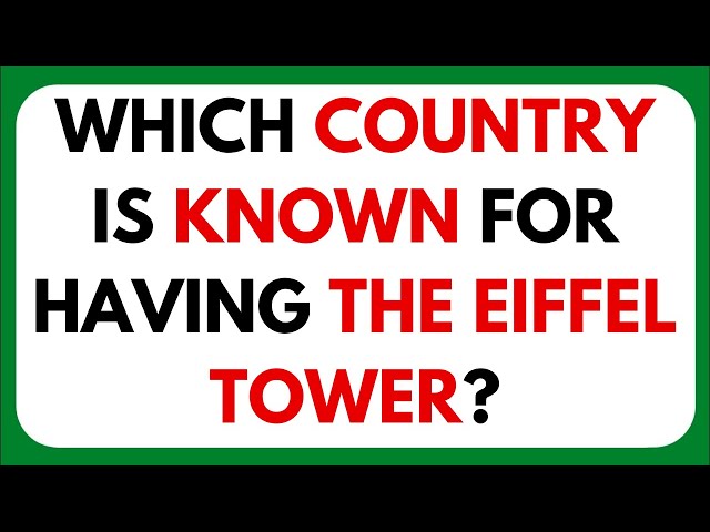 🌎🗺️ General Knowledge Country Quiz – Only Geniuses Can Name These Countries! #WorldTrivia