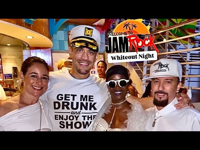 Welcome to Jamrock Cruise🇯🇲2024 Day 2! Amazing Day at Sea and Whiteout Theme Night Party!