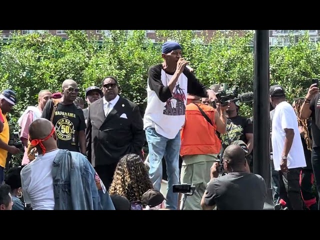 MC Shan - The Bridge - in the BX on the 50th Anniversary of Hip Hop