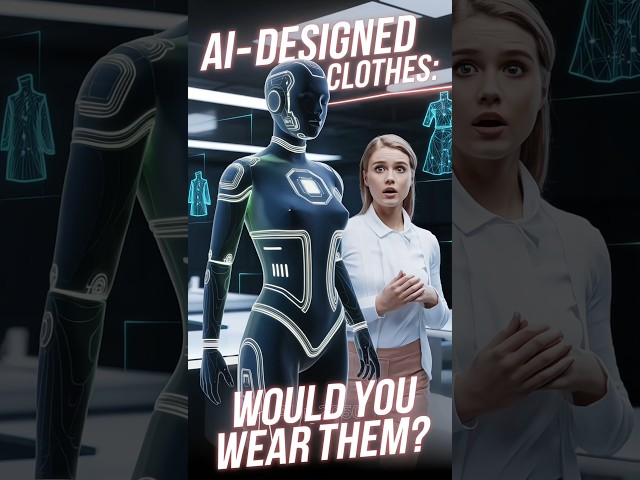 😧 Will AI Design our Clothes ? #aiin2050 #clothes #shorts