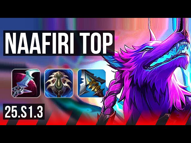 NAAFIRI vs YASUO (TOP) | EUNE Grandmaster | 25.S1.3