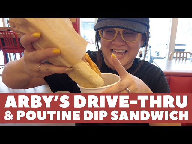 Arby's Drive-Thru + Poutine Dip Sandwich Experience - Ep. 46 - Lindork Does Life