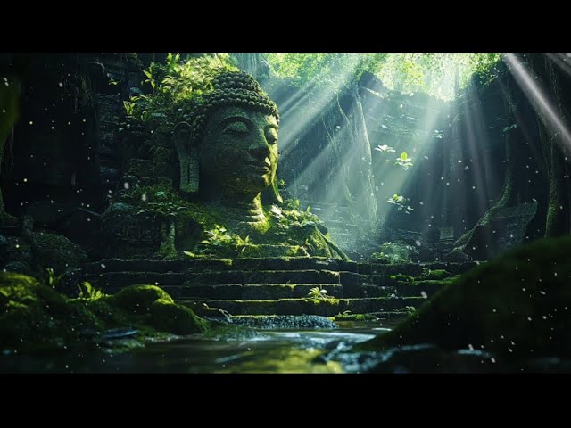 Buddha Meditation Music: Relax Mind & Body | 10 Minutes of Soothing Water Sounds | Relief tress