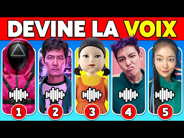 Devine les personnages SQUID GAME 2 à partir de leur VOIX...! 🔊🦑💰 Quiz Squid Game Saison 2