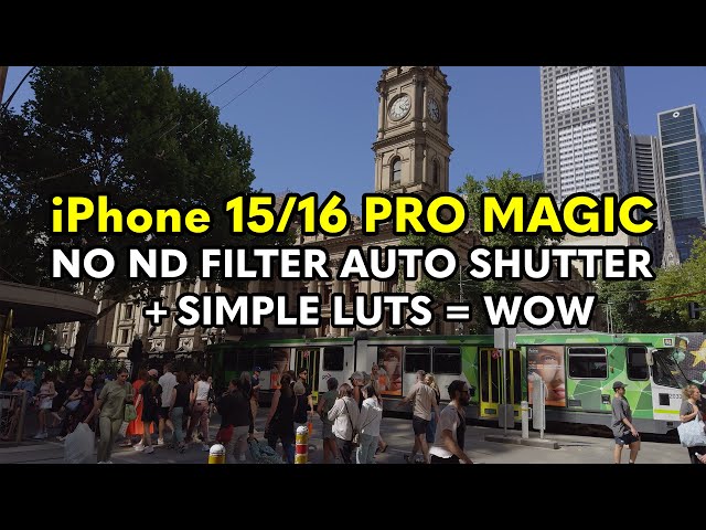 SImple LUTS -  No ND Fliter Auto Shutter