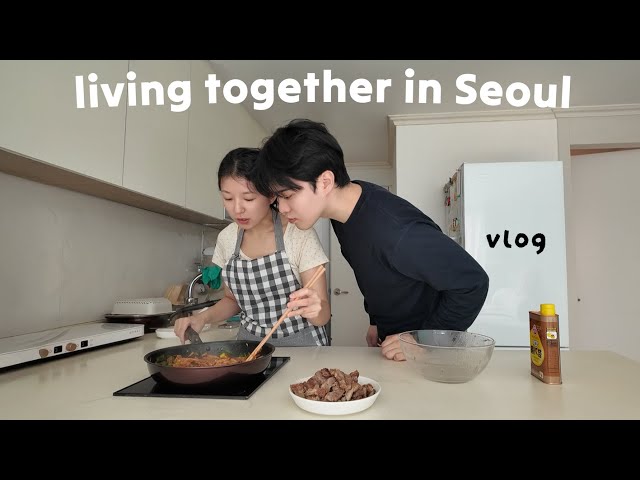 Back in Korea: Everything we eat in a week, home cooking, baking & groceries | Seoul vlog