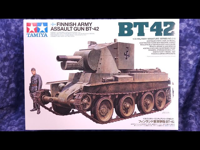 Tamiya 1/35 BT-42 - What's in the box?