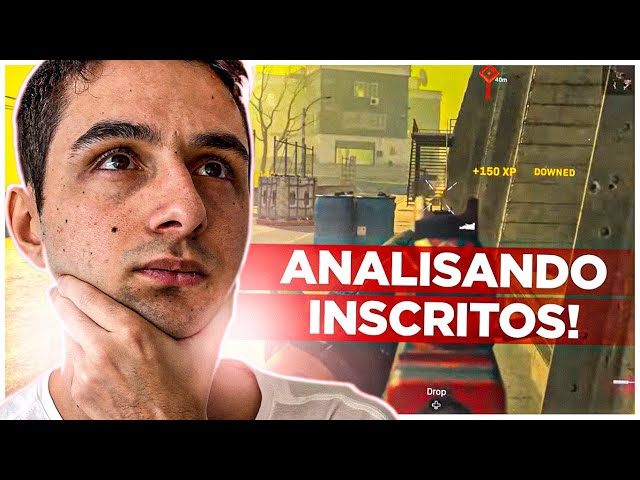 ANALISANDO INSCRITOS no WARZONE (32 KILLS)