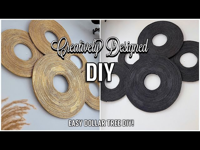 Easy Dollar Tree DIY that looks high end (with Braid Ropes!)