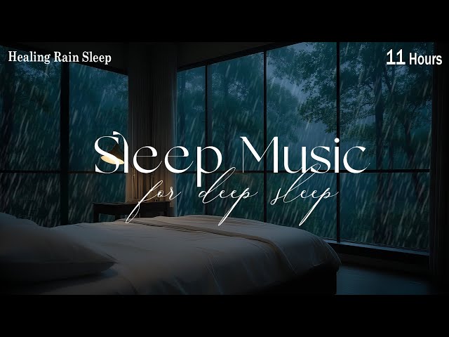 Relaxing Rainfall and Peaceful Piano 🌧️🎵 Find Comfort and Calm in Nature's Sounds 🌿💤