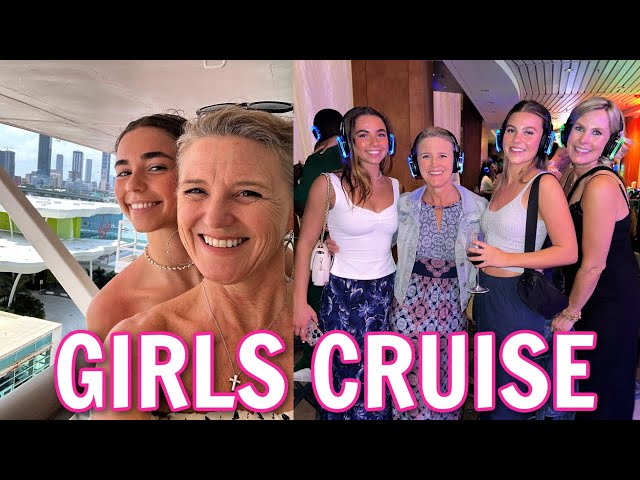 Mother Daughter Spring Break Cruise 2024 | Boarding and First Night Fun