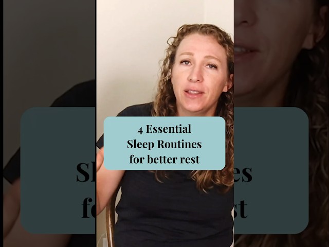 4 Essential Sleep Routines for better rest