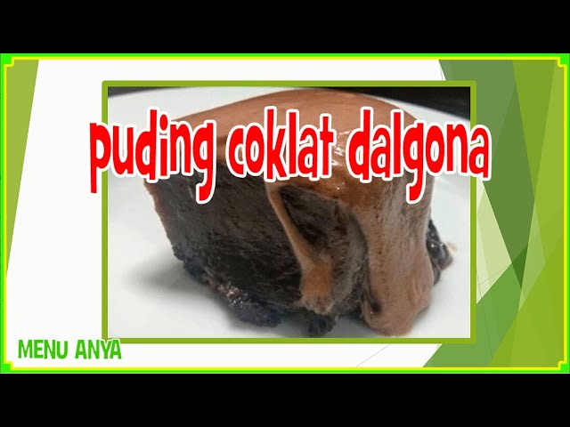 Resep Makanan Ringan PUDING COKLAT DALGONA | Resep Takjil Buka Puasa | Resep Nusantara Indonesia