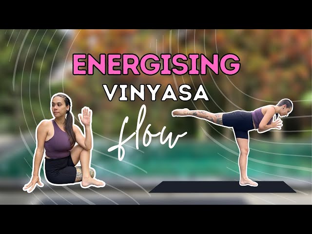 ENERGISING VINYASA FLOW SEQUENCE | Free up energy and flow with this active yoga practice!