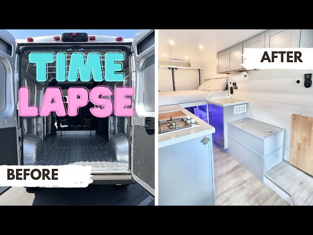 Time Lapse | Full Van Build in 15 Minutes