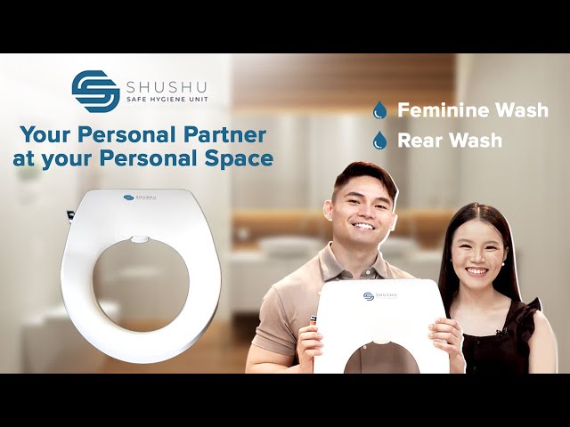 Japan style SHUSHU Toilet Bidet seat is Available now at SHOP TV !!