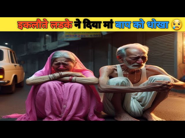 लडके ने दिया मां बाप को धोखा 😢 | hindi story | mother and son emotional hindi/urdu story #story