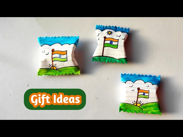 Chocolate making step by step | Republic Day craft Idea | Indian Paper chocolate idea