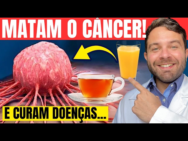 Essas 3 Bebidas MATAM O CÂNCER e COMBATEM DOENÇAS