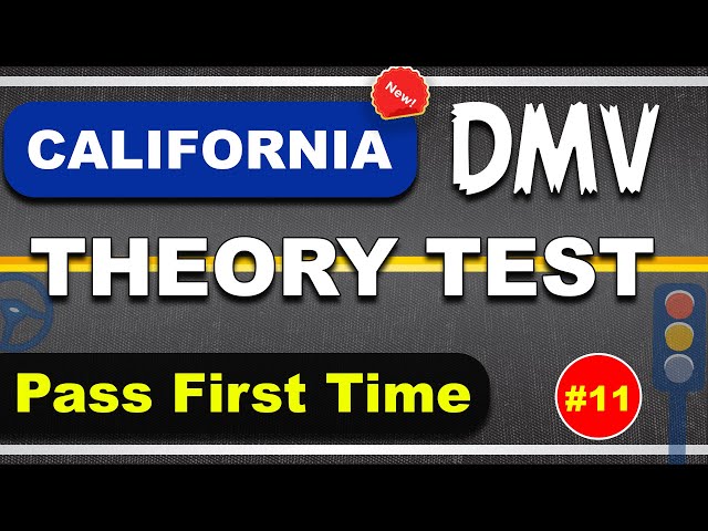 🛑 California DMV Practice Test 11 | Road Sign & Rules Quiz! 🚙