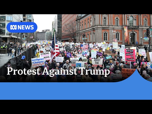 Thousands march against Donald Trump’s inauguration in Washington | ABC News