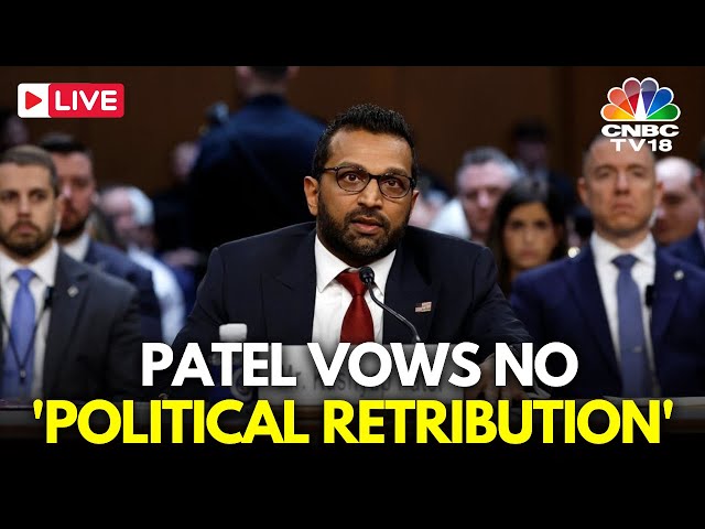 LIVE: Kash Patel "FBI Wouldn’t Seek Retribution Against Trump’s Opponents", in Senate Hearing | N18G