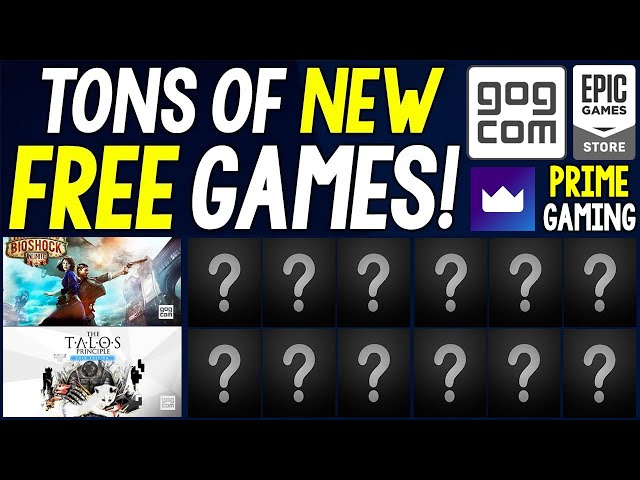 TONS of FREE GREAT PC Games With PRIME + 2 MORE FREE PC Games and GREAT Game DEALS!