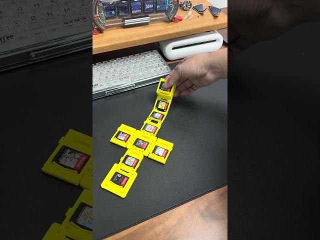 The switch game card storage box took 3.5 hours to print