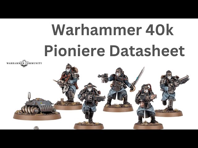 Warhammer 40k Death Korps Pioniere Datasheet mehr tödliche Wunden bitte :)