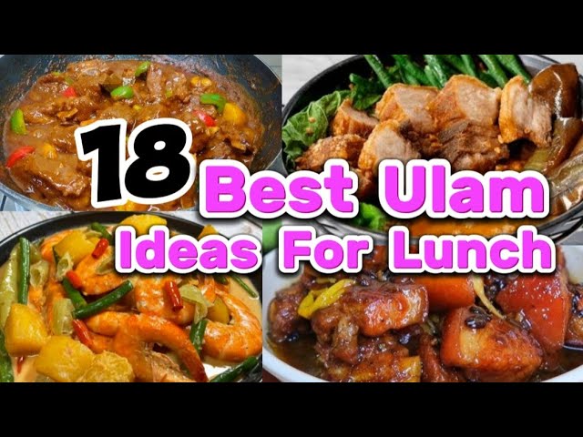 18 BEST ULAM IDEAS FOR LUNCH | FILIPINO FOOD