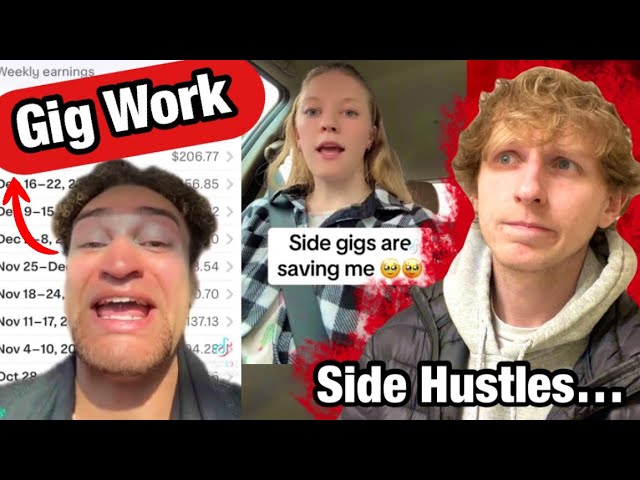 Side Hustles Becoming Mandatory to Survive | Gig Economy