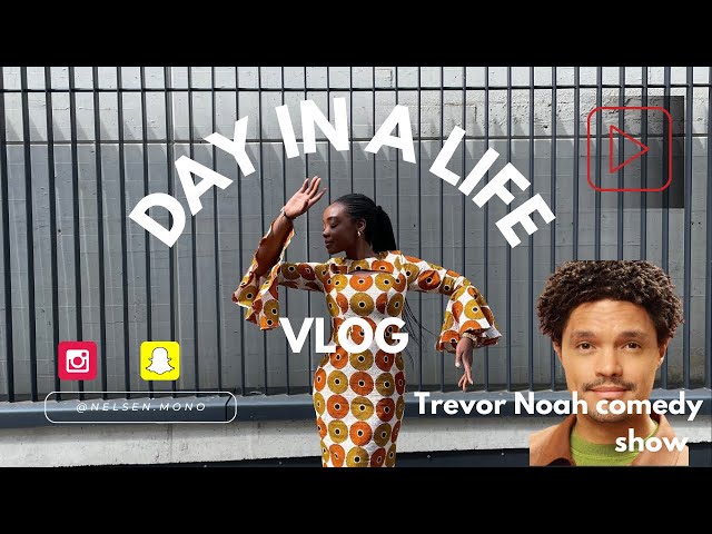 Day in a life | Trevor Noah live performance | Vlog