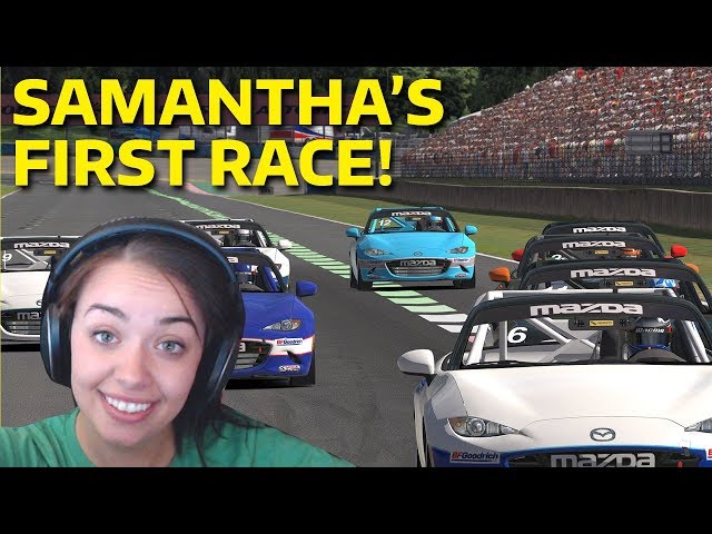 Samantha's iRacing career begins!