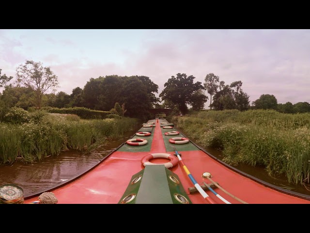 Horse Drawn Barge at Grand Western Canal, Tiverton 360 VR