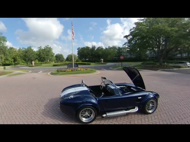 Shelby Cobra Backdraft (360° video use finger or tilt device to rotate view & increase resolution).