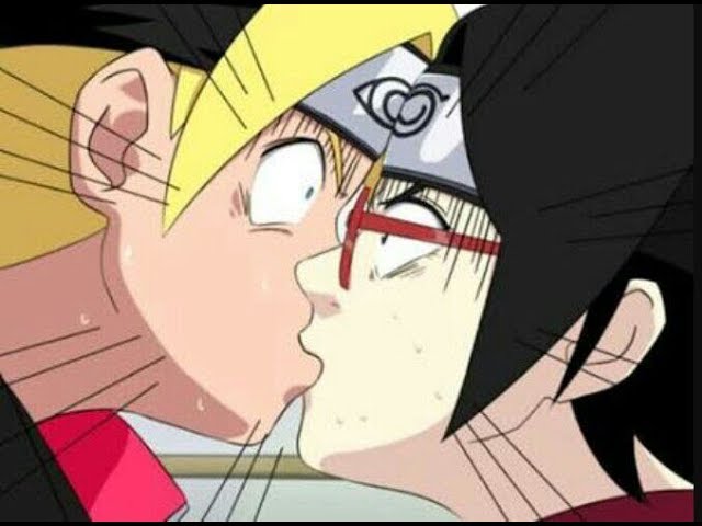 Boruto and Sarada First Kiss