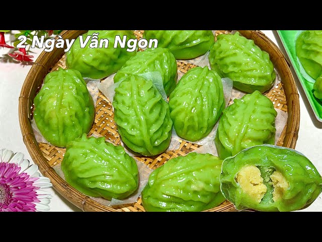 Bánh Lá Dứa Hấp Sẽ Cháy Hàng Trong Chốc Lát, Rất Dễ Mà Ngon - Steamed Pandan Cake